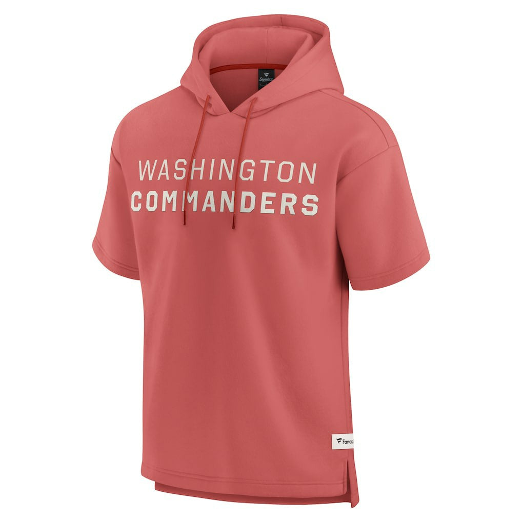 Washington Commanders Elements Future Ground Lettering Short Sleeve Pullover Hoodie | NFL Near me