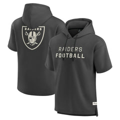 Las Vegas Raiders Elements Future Ground Lettering Short Sleeve Pullover Hoodie | NFL On sale