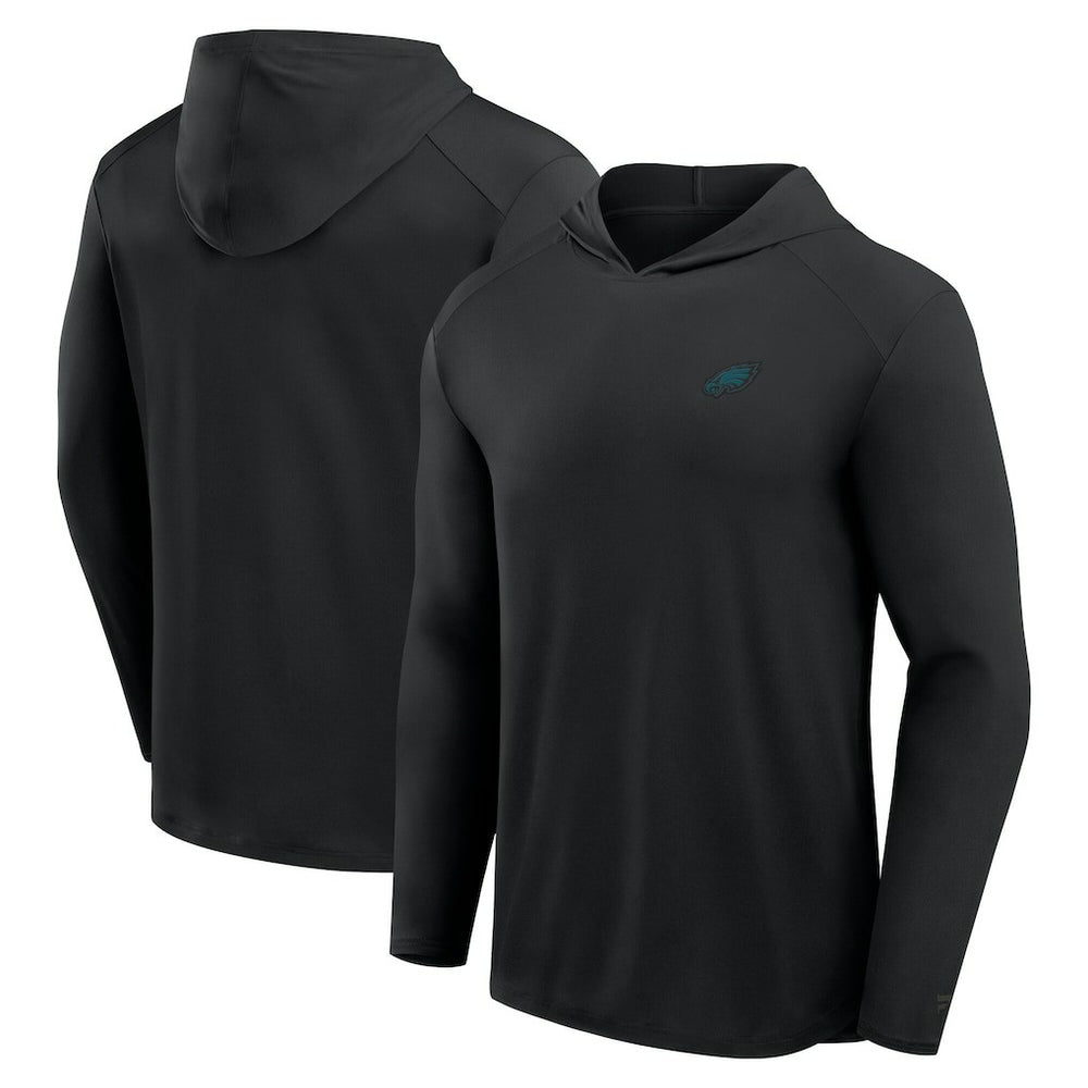 Philadelphia Eagles Front Office Power Mono Long Sleeve Hoodie T-Shirt | NFL Discount