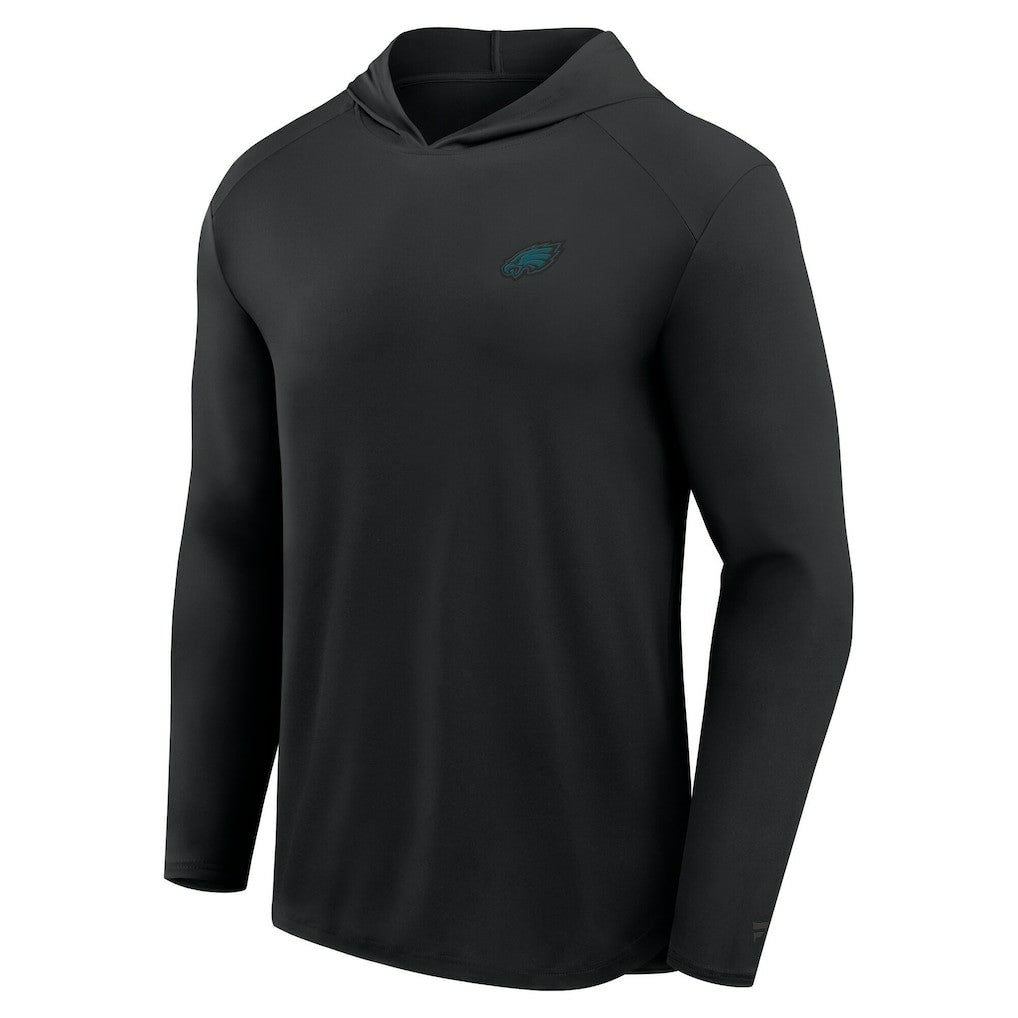 Philadelphia Eagles Front Office Power Mono Long Sleeve Hoodie T-Shirt | NFL Discount