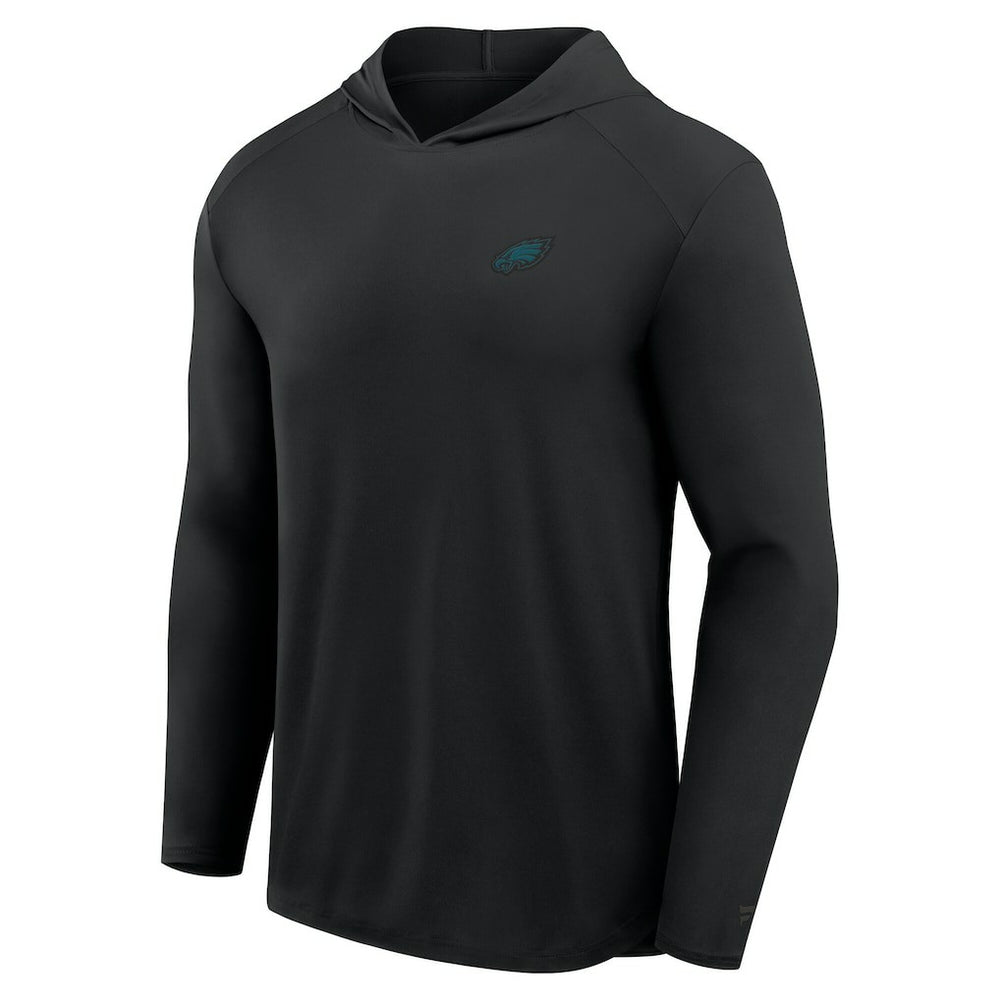 Philadelphia Eagles Front Office Power Mono Long Sleeve Hoodie T-Shirt | NFL Discount