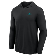 Miami Dolphins Front Office Power Mono Long Sleeve Hoodie T-Shirt | NFL Discount