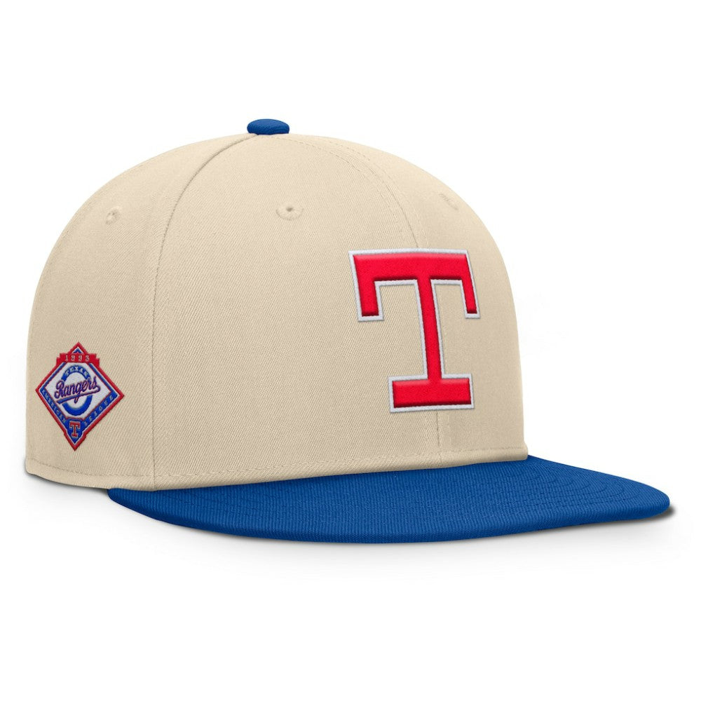 Texas Rangers Fanatics Cooperstown Collection Bounder Snapback Hat - MLB Hats
