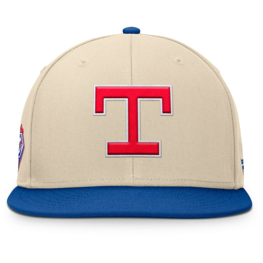 Texas Rangers Fanatics Cooperstown Collection Bounder Snapback Hat - MLB Hats