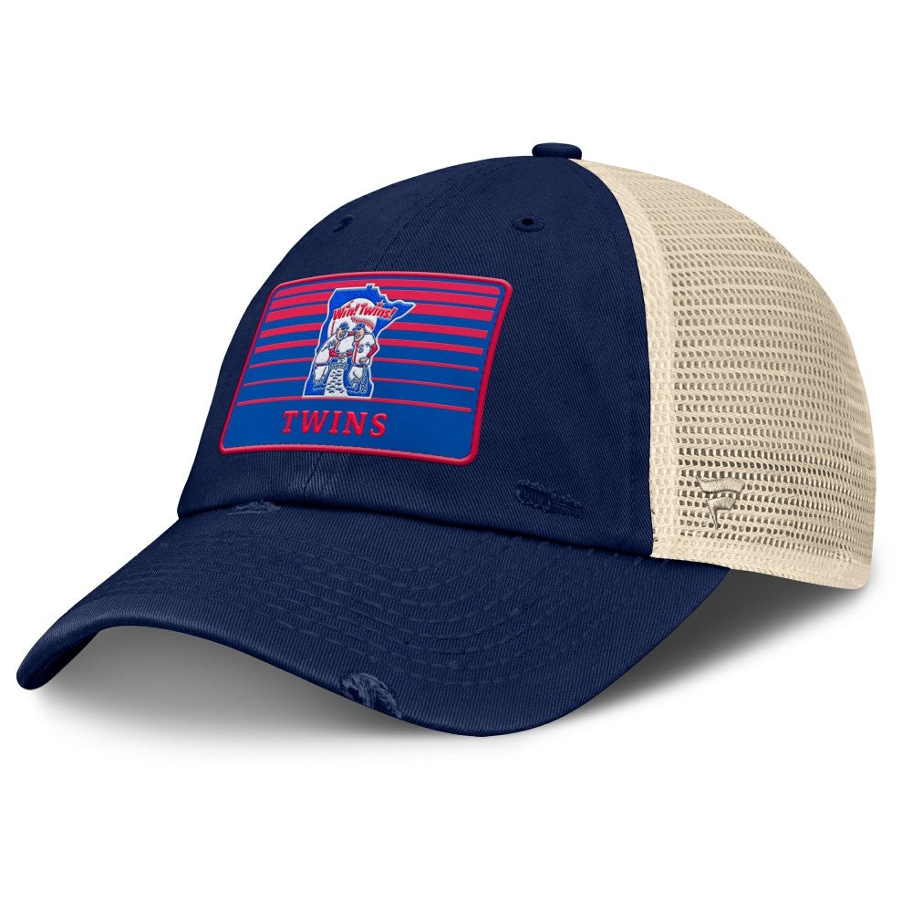 Minnesota Twins Fanatics Cooperstown Collection Eastbound Mesh Adjustable Hat - MLB Hats