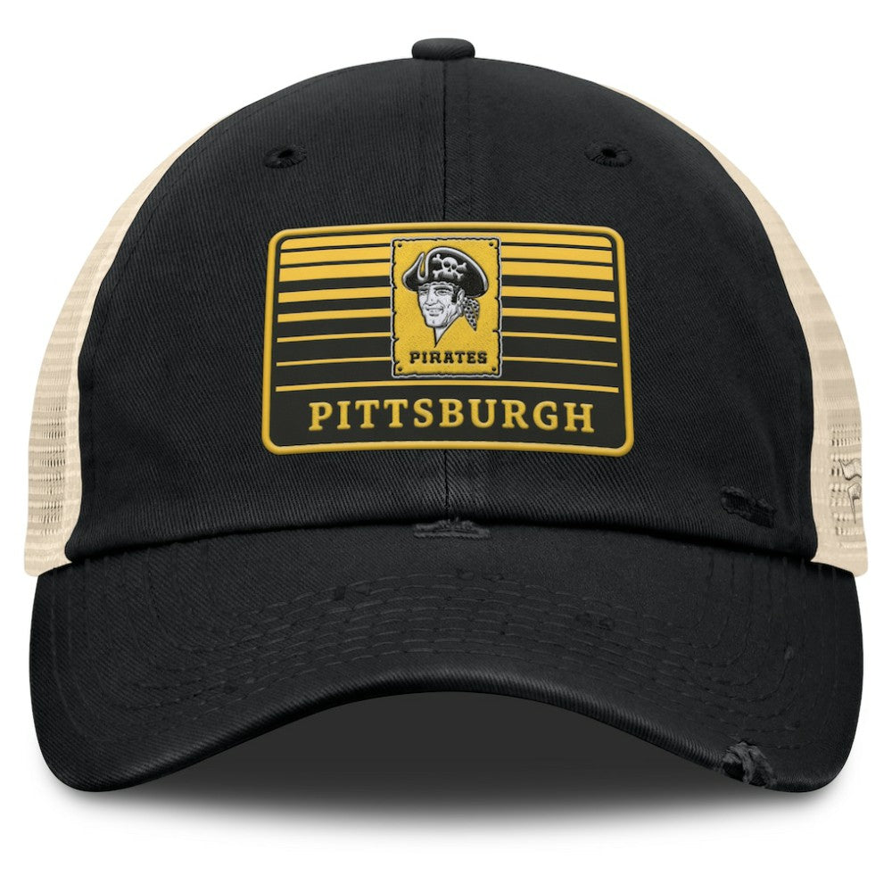 Pittsburgh Pirates Fanatics Cooperstown Collection Eastbound Mesh Adjustable Hat - MLB Hats