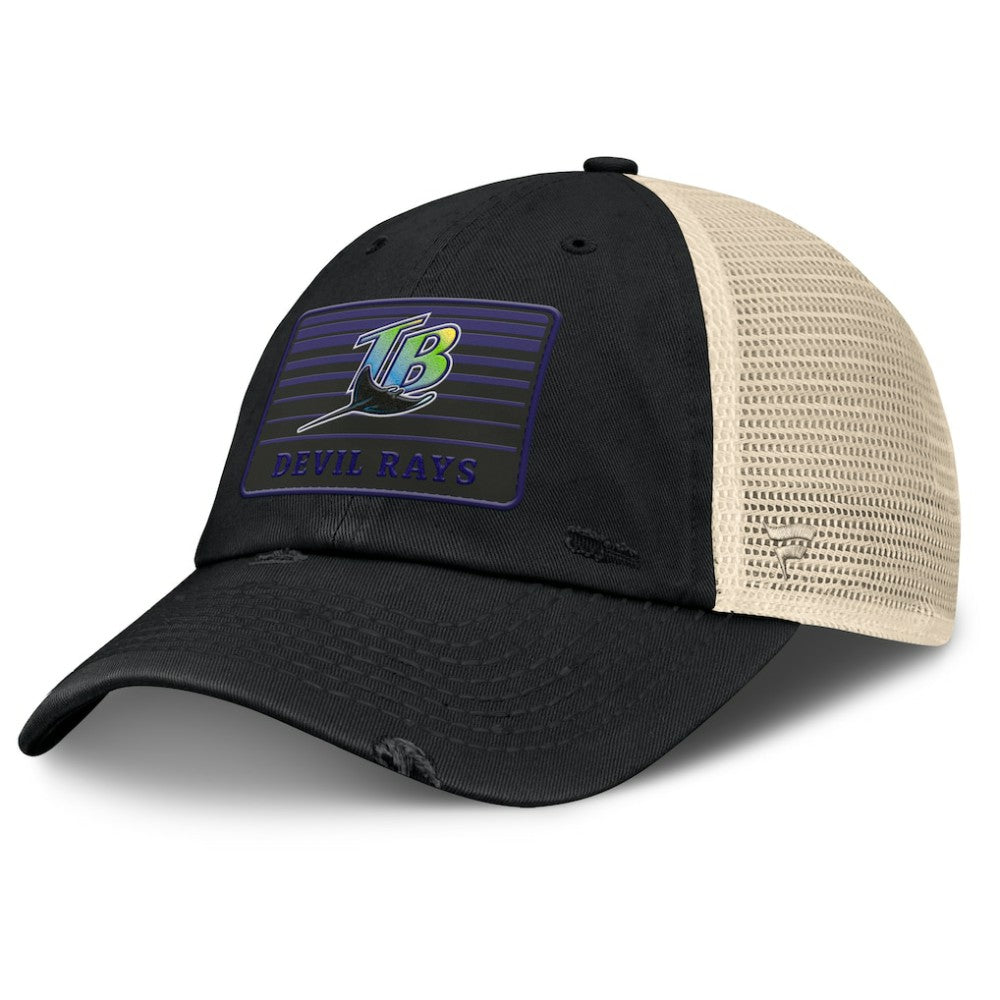 Tampa Bay Rays Fanatics Cooperstown Collection Eastbound Mesh Adjustable Hat - MLB Hats
