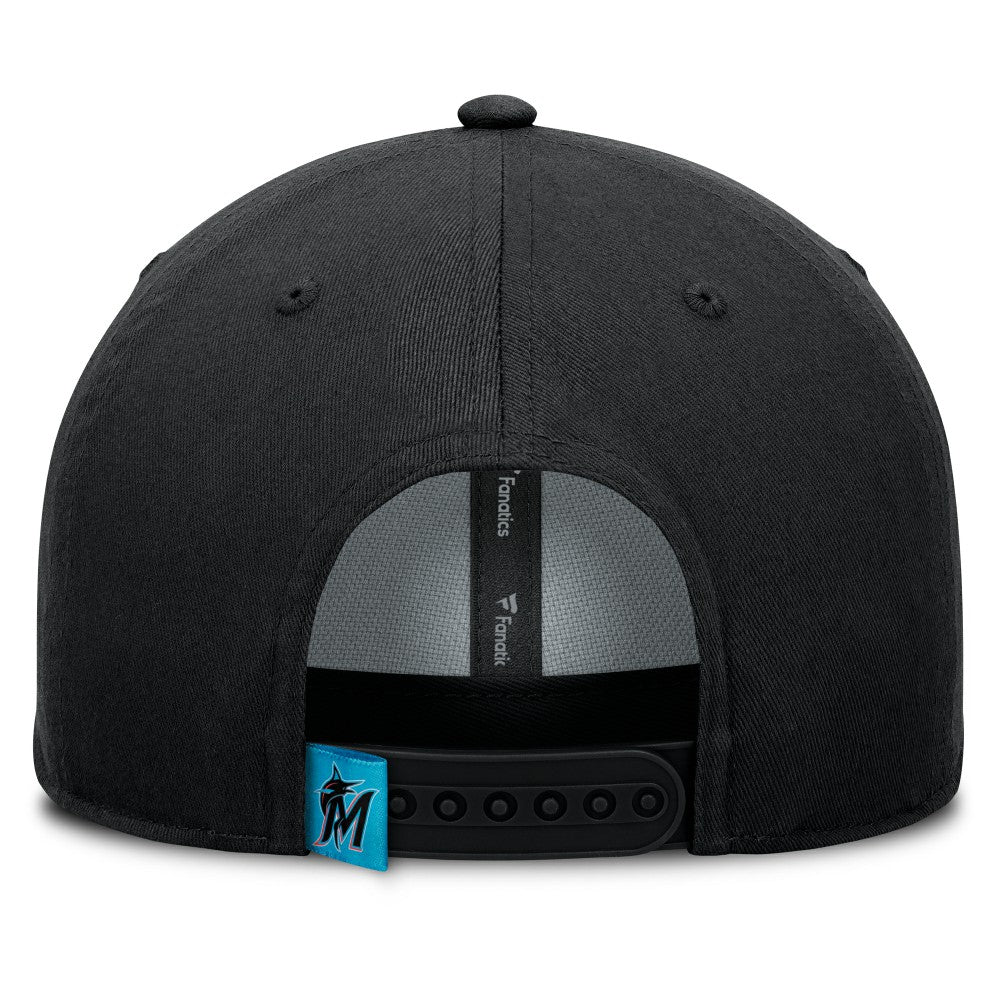 Miami Marlins Fanatics Clubhouse Foul Ball A-Frame Adjustable Hat - MLB Hats