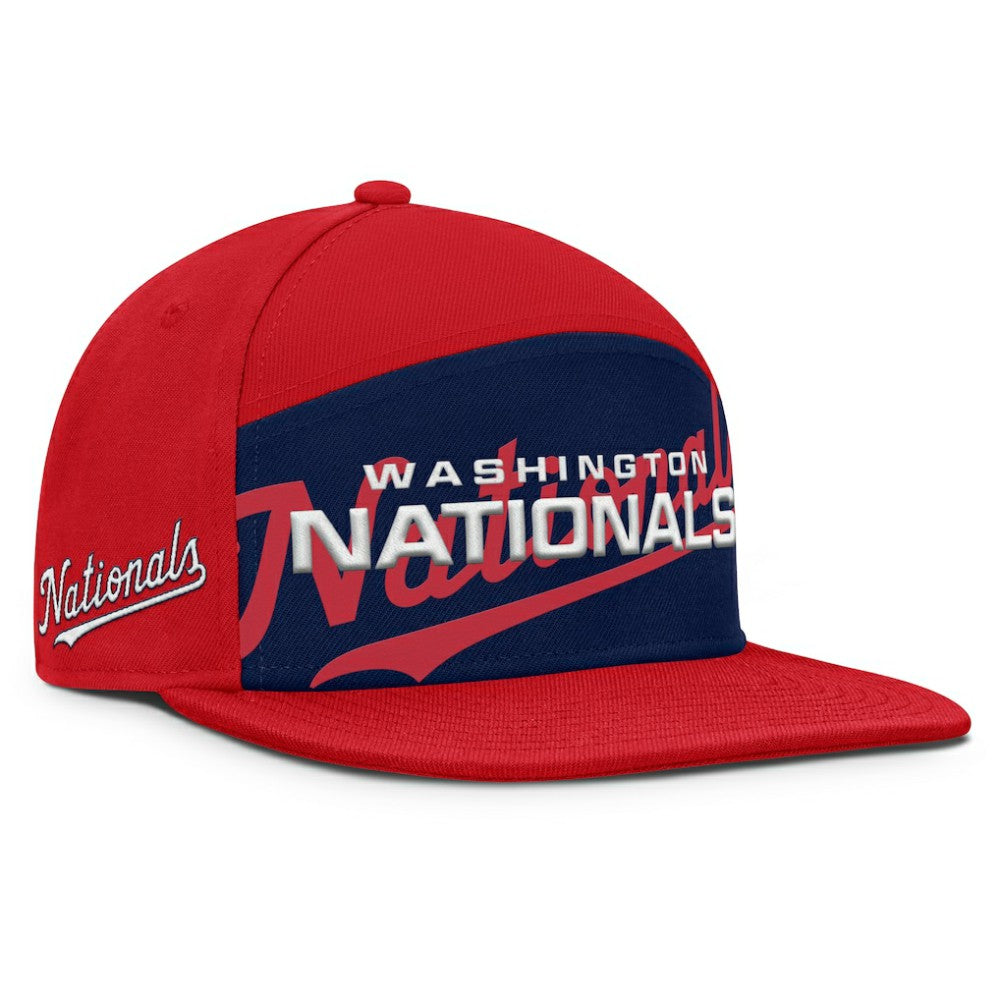 Washington Nationals Fanatics Clubhouse Splitter Snapback Hat - MLB Hats