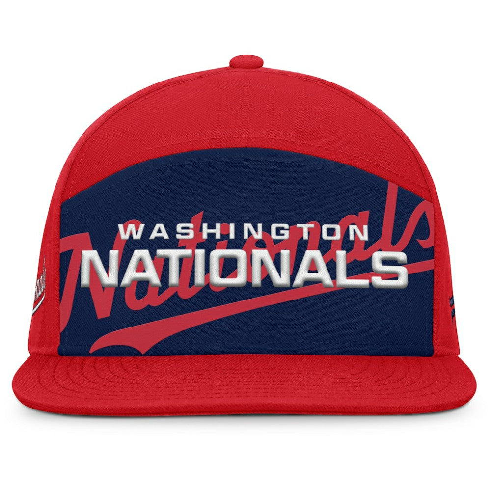 Washington Nationals Fanatics Clubhouse Splitter Snapback Hat - MLB Hats