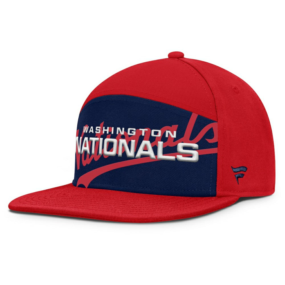 Washington Nationals Fanatics Clubhouse Splitter Snapback Hat - MLB Hats
