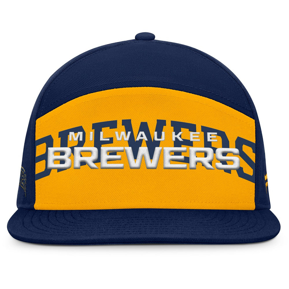Milwaukee Brewers Fanatics Clubhouse Splitter Snapback Hat - MLB Hats