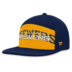 Milwaukee Brewers Fanatics Clubhouse Splitter Snapback Hat - MLB Hats