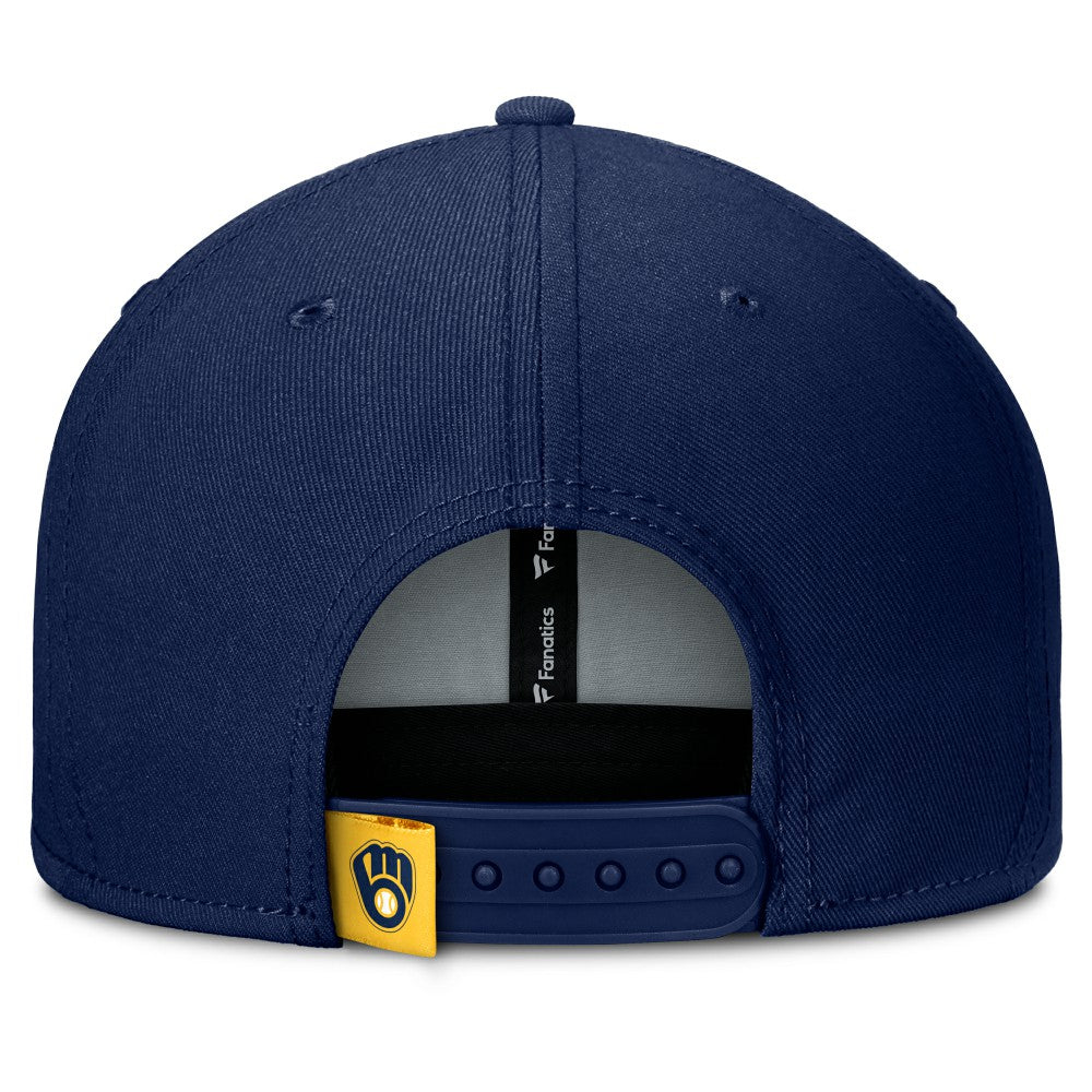 Milwaukee Brewers Fanatics Clubhouse Splitter Snapback Hat - MLB Hats