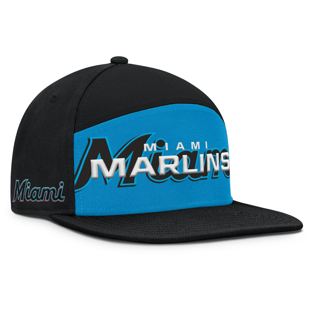 Miami Marlins Fanatics Clubhouse Splitter Snapback Hat - MLB Hats