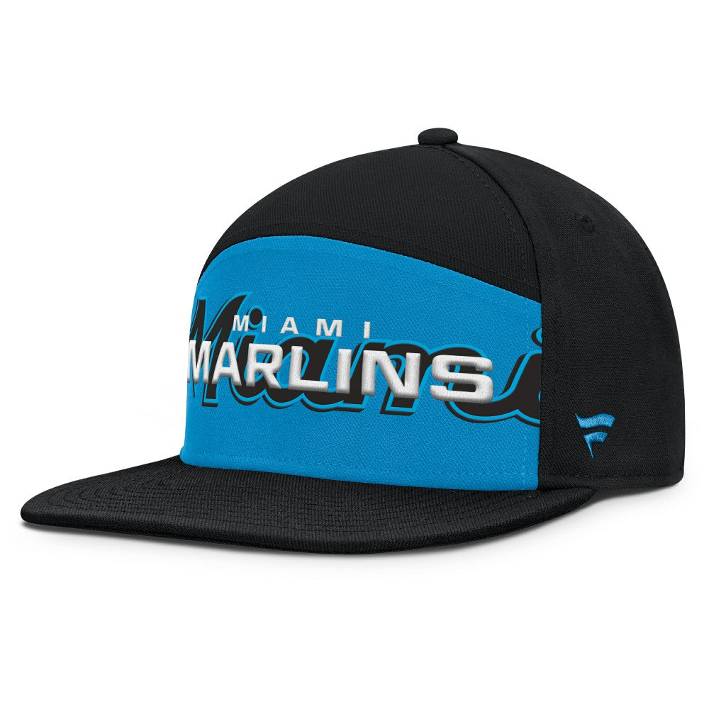 Miami Marlins Fanatics Clubhouse Splitter Snapback Hat - MLB Hats