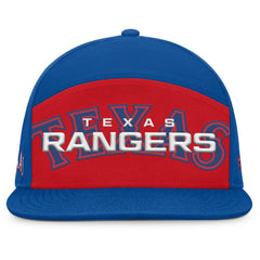 Texas Rangers Fanatics Clubhouse Splitter Snapback Hat - MLB Hats