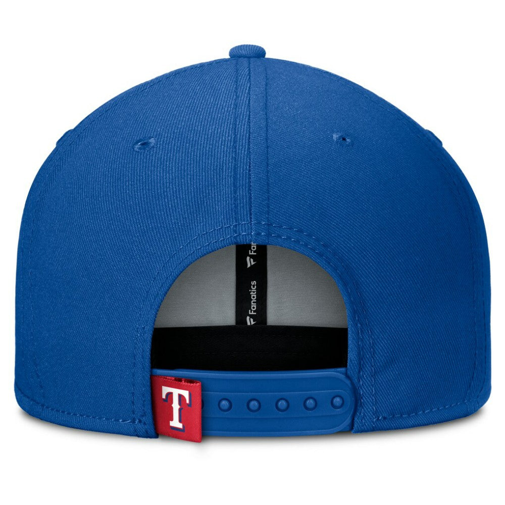 Texas Rangers Fanatics Clubhouse Splitter Snapback Hat - MLB Hats