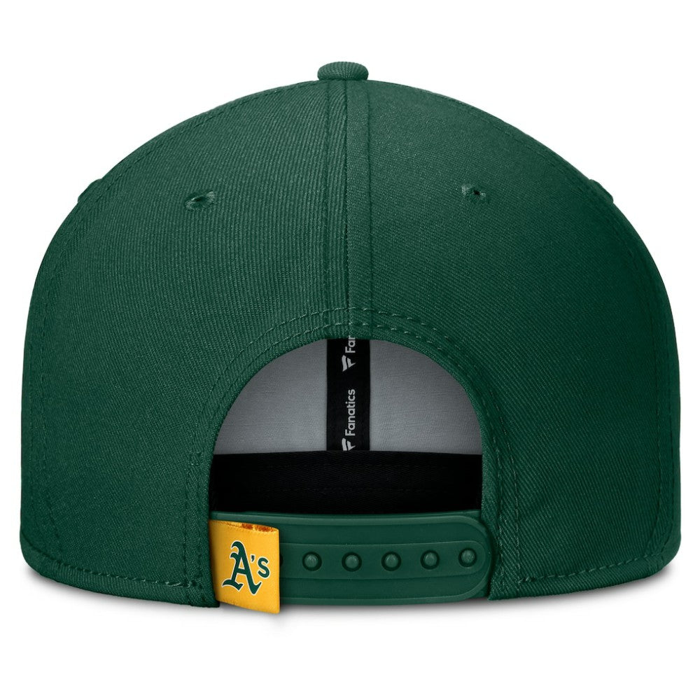 Athletics Fanatics Clubhouse Splitter Snapback Hat - MLB Hats