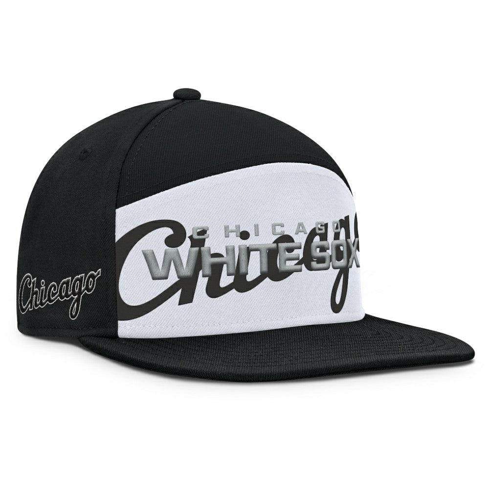 Chicago White Sox Fanatics Clubhouse Splitter Snapback Hat - MLB Hats