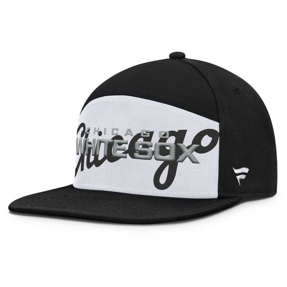 Chicago White Sox Fanatics Clubhouse Splitter Snapback Hat - MLB Hats