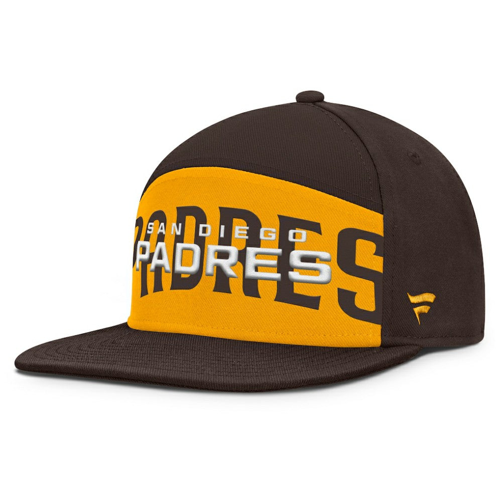 San Diego Padres Fanatics Clubhouse Splitter Snapback Hat - MLB Hats