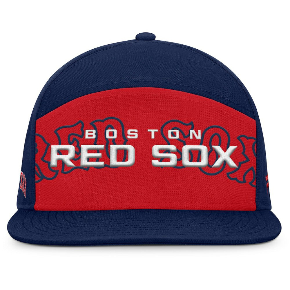 Boston Red Sox Fanatics Clubhouse Splitter Snapback Hat - MLB Hats