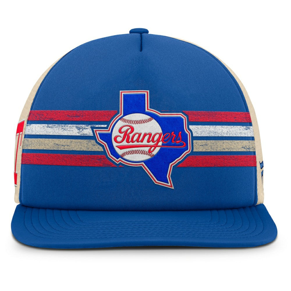 Texas Rangers Fanatics Cooperstown Collection Powers Snapback Hat - MLB Hats