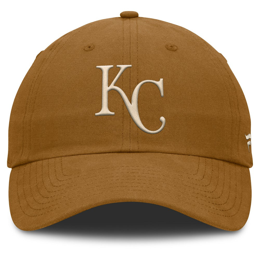 Kansas City Royals Fanatics Act Natural Chopper Adjustable Hat - MLB Hats