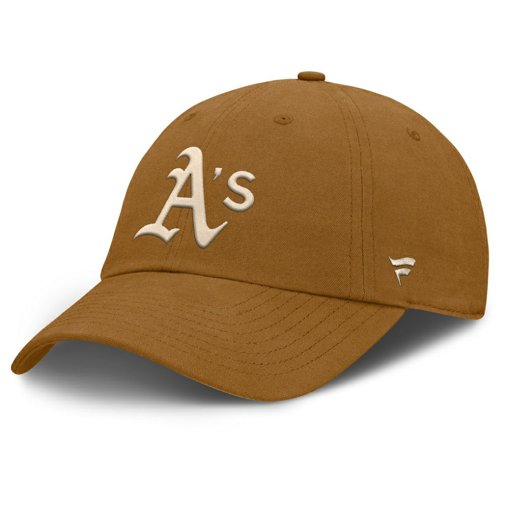 Athletics Fanatics Act Natural Chopper Adjustable Hat - MLB Hats