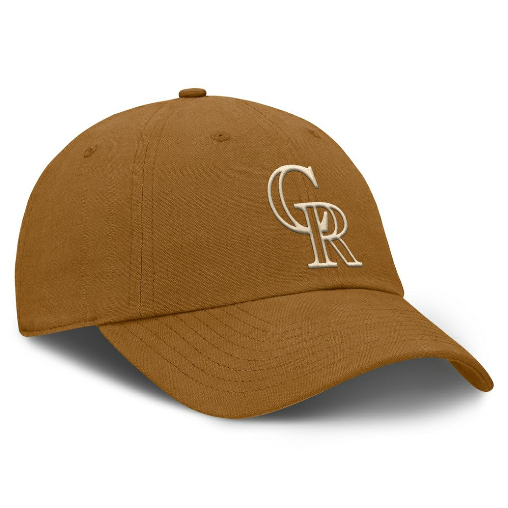 Colorado Rockies Fanatics Act Natural Chopper Adjustable Hat - MLB Hats