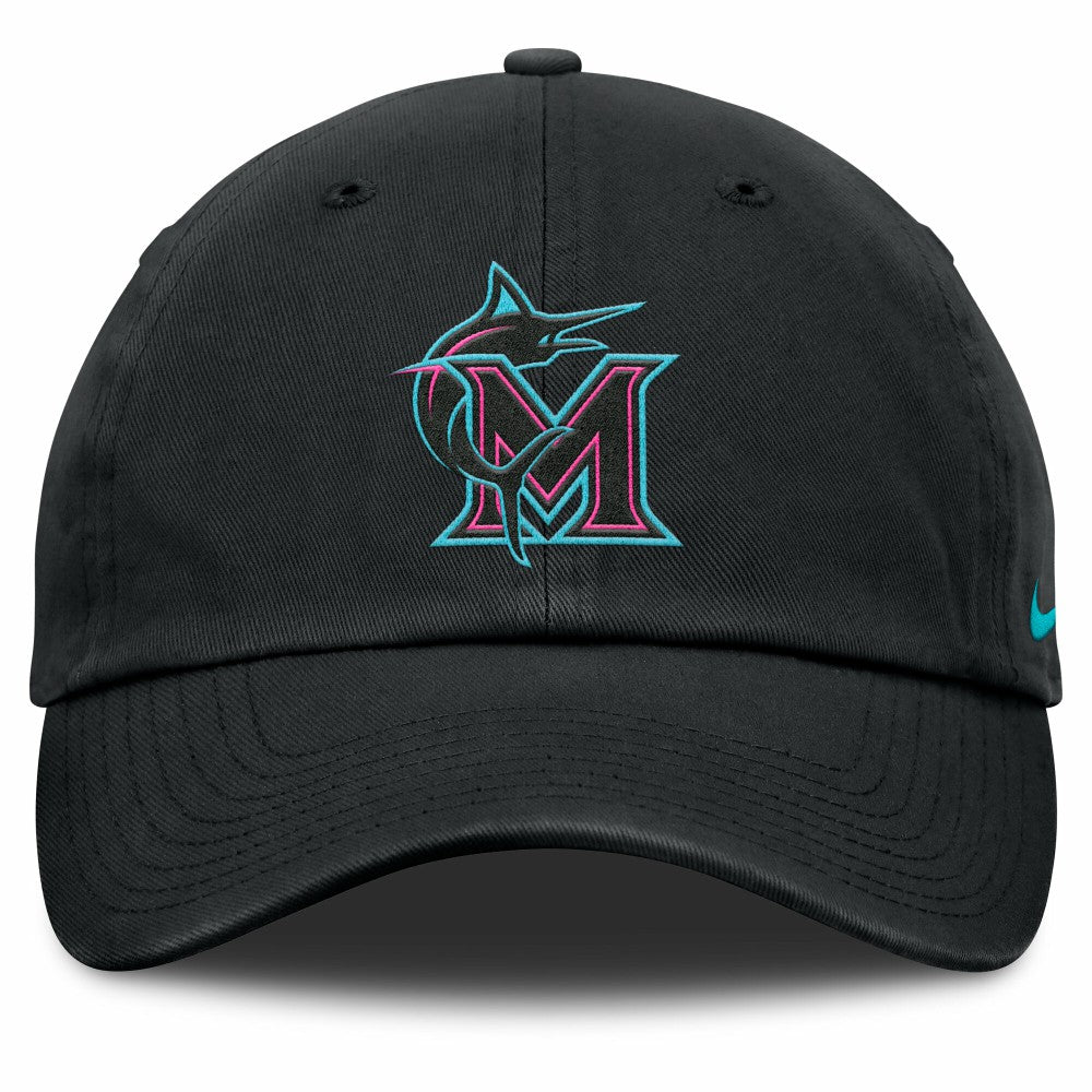 Miami Marlins Nike Unisex 2025 City Connect Club Adjustable Hat - MLB Hats