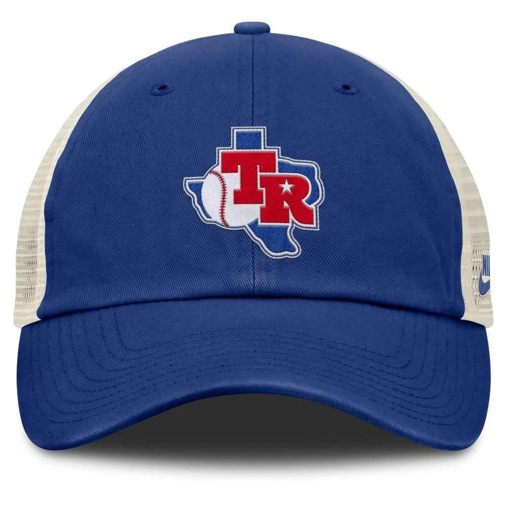 Texas Rangers Nike Cooperstown Collection Club Trucker Adjustable Hat - MLB Hats