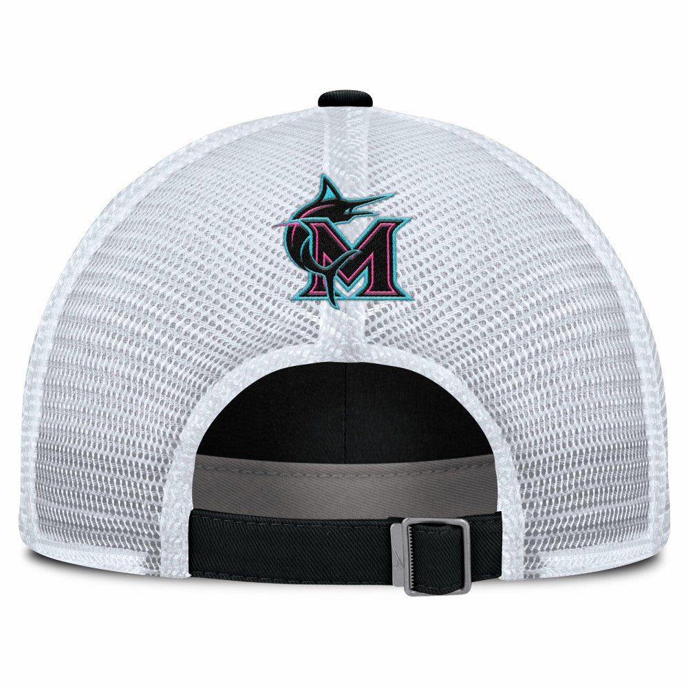 Miami Marlins Nike Unisex 2025 City Connect Trucker Adjustable Hat - MLB Hats