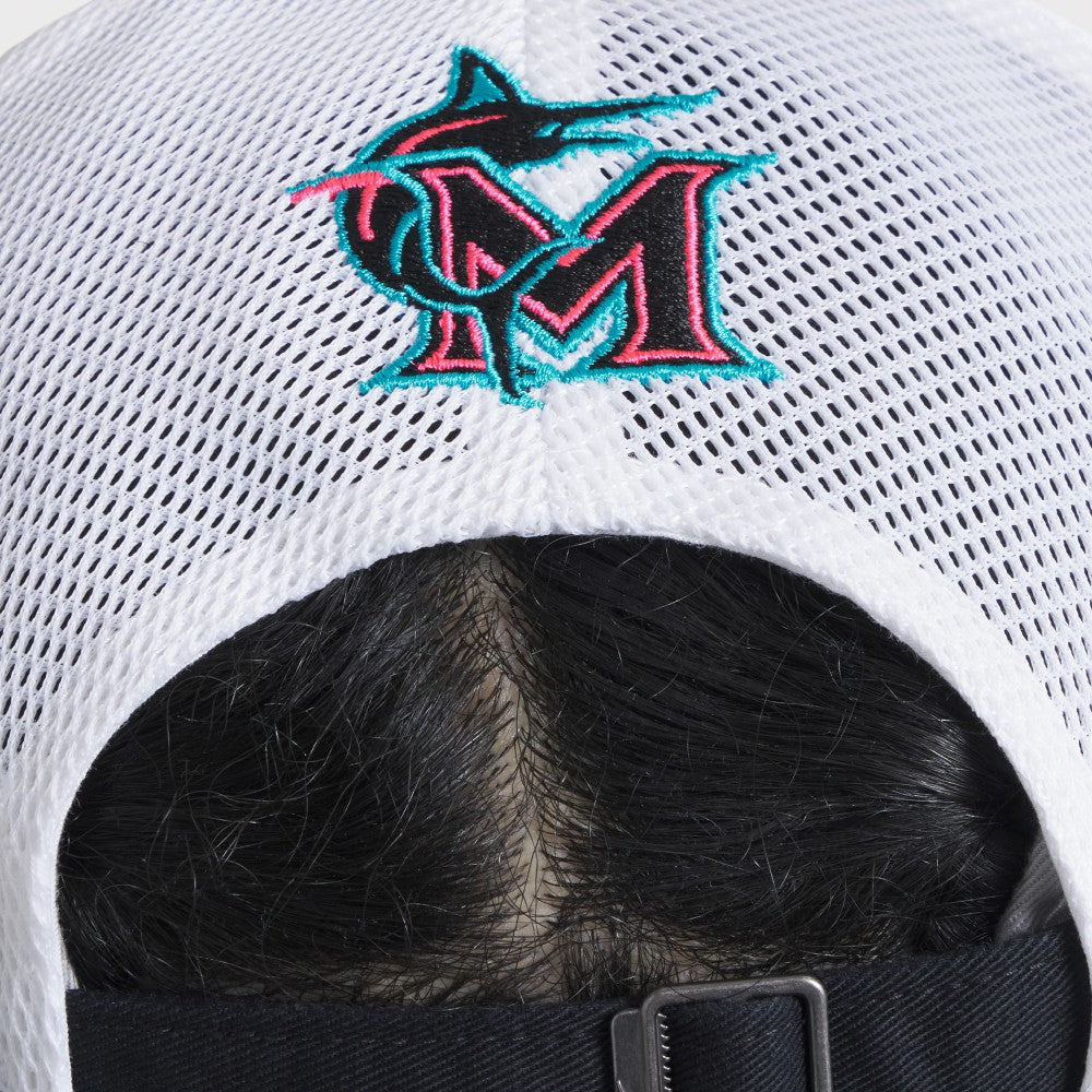 Miami Marlins Nike Unisex 2025 City Connect Trucker Adjustable Hat - MLB Hats
