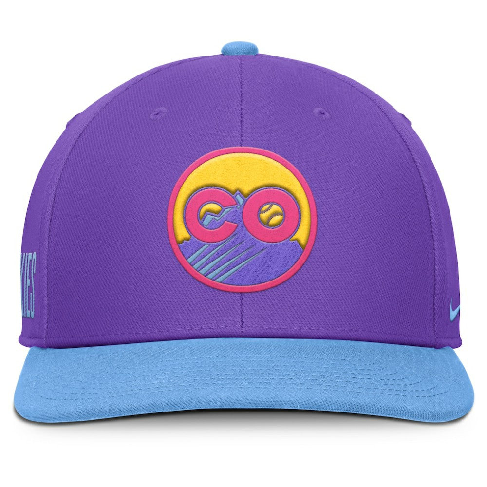 Colorado Rockies Nike 2025 City Connect Pro Performance Snapback Hat - MLB Hats