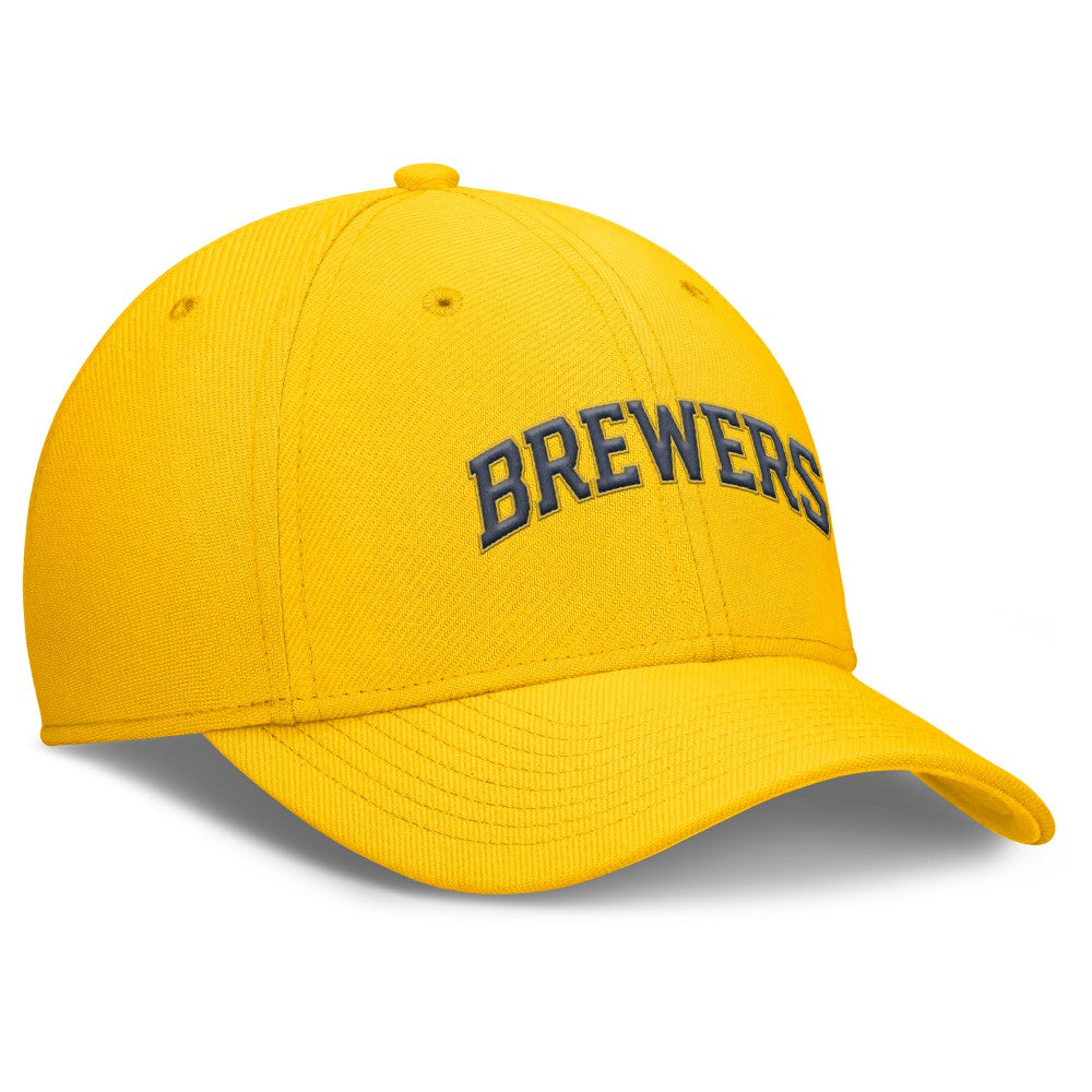 Milwaukee Brewers Nike Rise Performance Flex Hat - MLB Hats