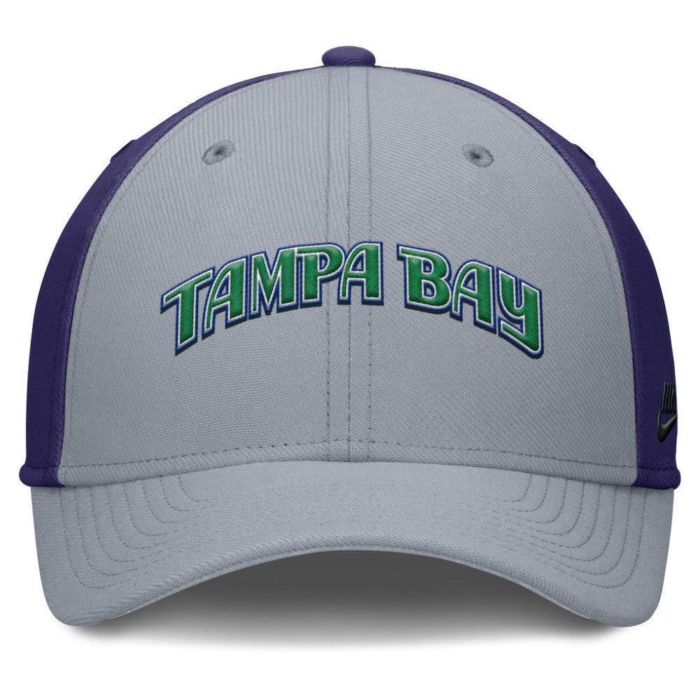 Tampa Bay Rays Nike Rise Swoosh Performance Flex Hat - MLB Hats