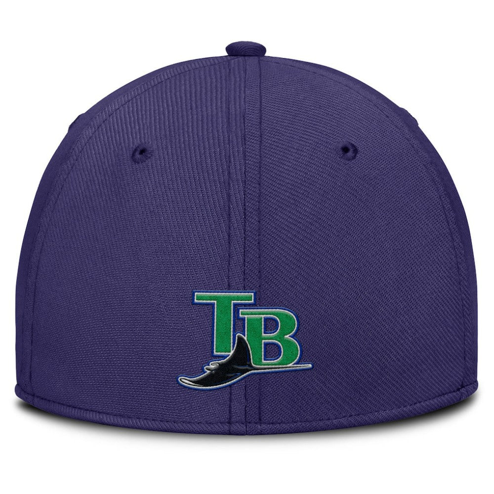 Tampa Bay Rays Nike Rise Swoosh Performance Flex Hat - MLB Hats