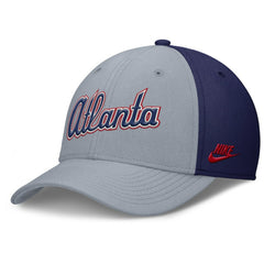 Atlanta Braves Nike Rise Swoosh Performance Flex Hat - MLB Hats