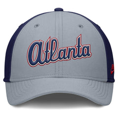 Atlanta Braves Nike Rise Swoosh Performance Flex Hat - MLB Hats