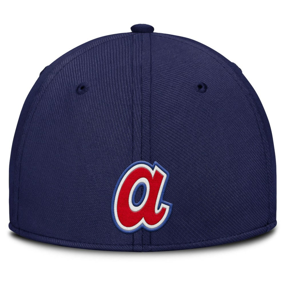 Atlanta Braves Nike Rise Swoosh Performance Flex Hat - MLB Hats