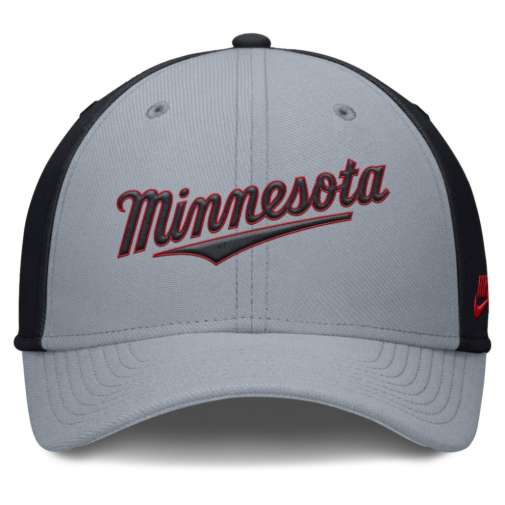 Minnesota Twins Nike Rise Swoosh Performance Flex Hat - MLB Hats