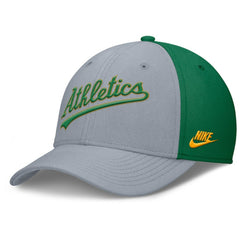 Athletics Nike Rise Swoosh Performance Flex Hat - MLB Hats