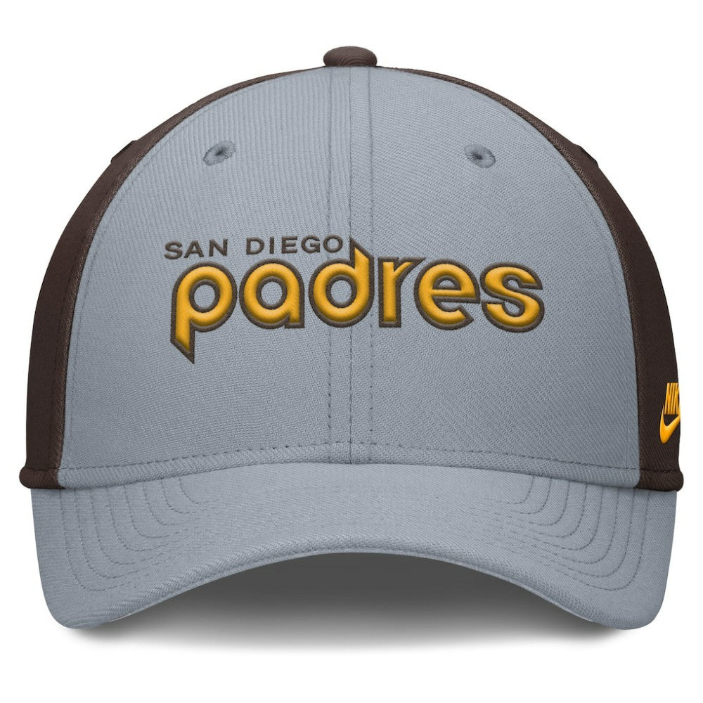 San Diego Padres Nike Rise Swoosh Performance Flex Hat - MLB Hats