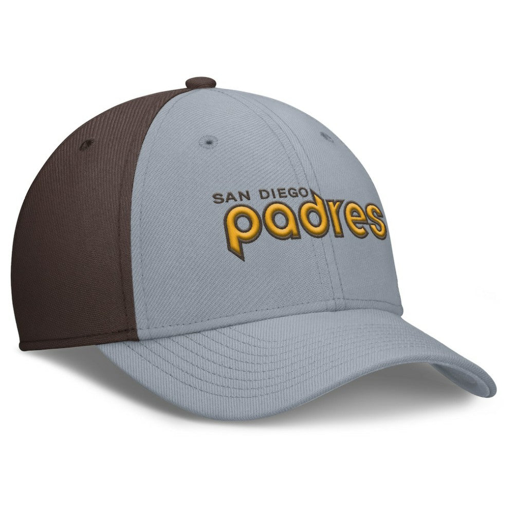 San Diego Padres Nike Rise Swoosh Performance Flex Hat - MLB Hats