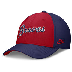 Atlanta Braves Nike Rise Swoosh Performance Flex Hat - MLB Hats