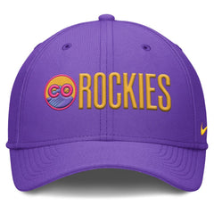 Colorado Rockies Nike 2025 City Connect Rise Swoosh Performance Flex Hat - MLB Hats