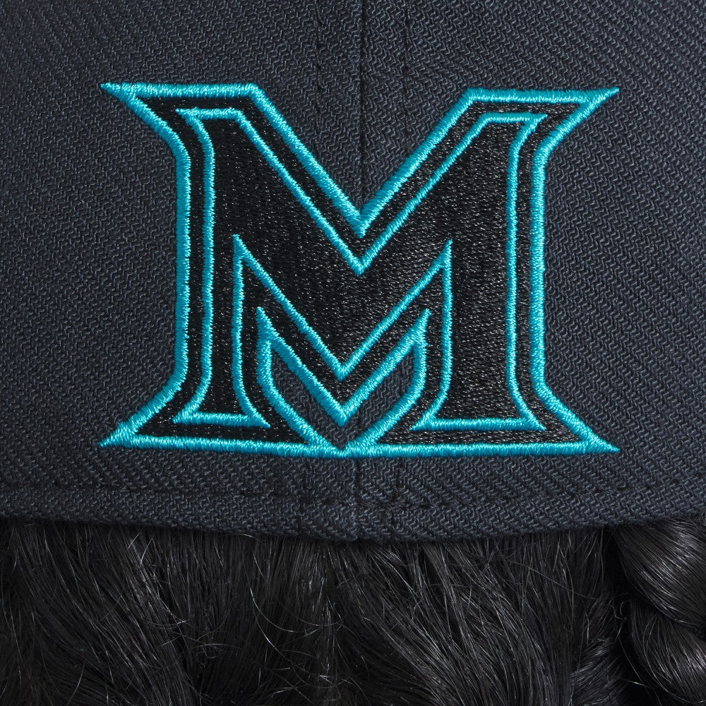 Miami Marlins Nike 2025 City Connect Performance Swoosh Flex Hat - MLB Hats