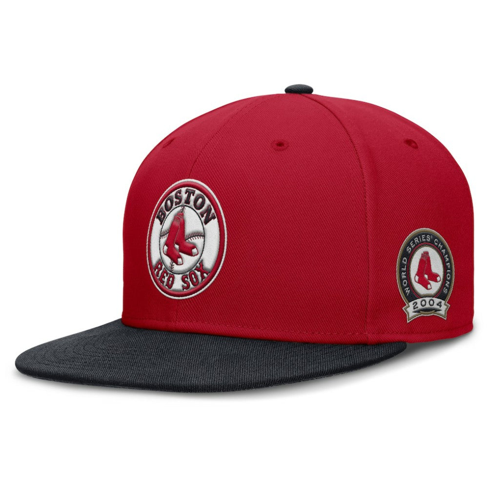 Boston Red Sox Nike Cooperstown Two-Tone Dri-FIT Round Bill True Fitted Hat - MLB Hats
